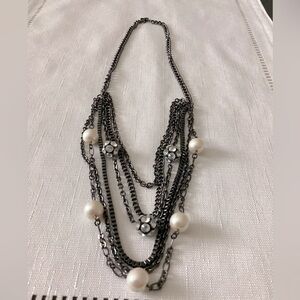 Black Tone Rhodium Necklace
